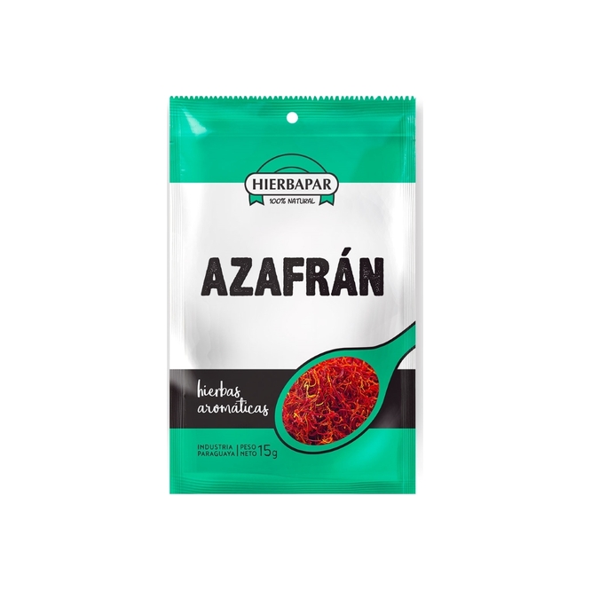 Azafrán en paquete Hierbapar 15 Gramos