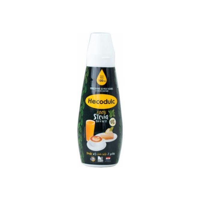 Edulcorante liquido con Stevia líquido Hecodulc 100 ml