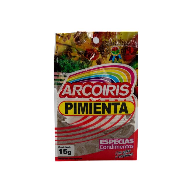 Pimienta molida Arcoiris 15 gramos