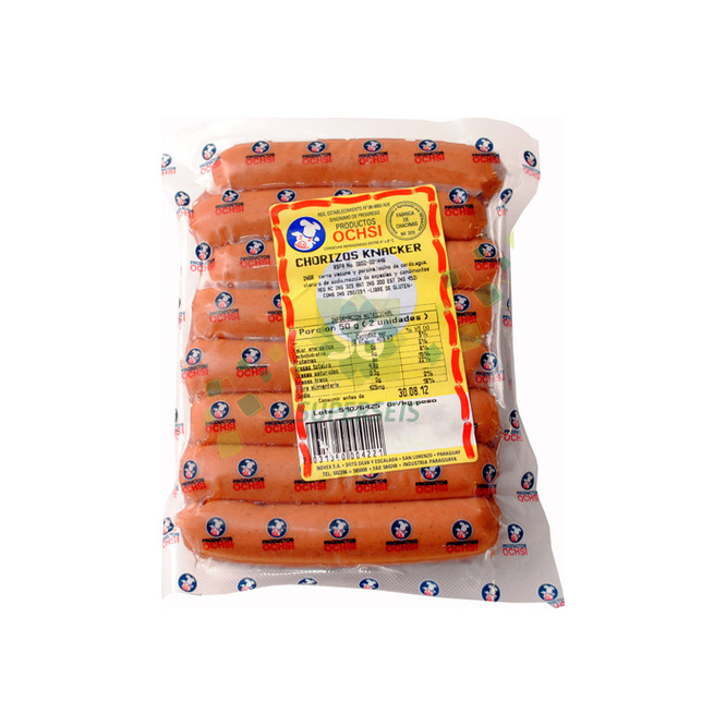 Chorizo Knacker envasado Ochsi por kilo