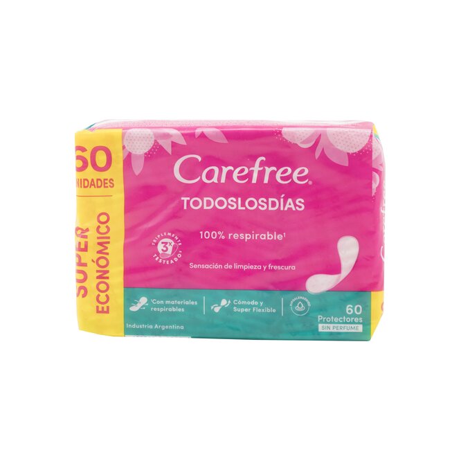 Protector todos los días Carefree 60 unidades