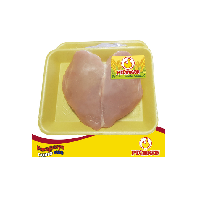Pechuga de pollo deshuesada sin piel en bandeja Pechugon por kilo