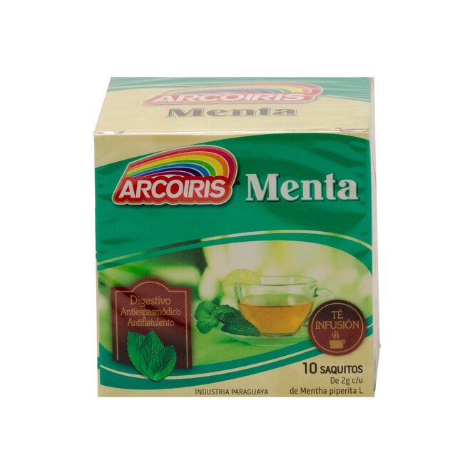 Té menta paquete Arcoíris 10 unidades