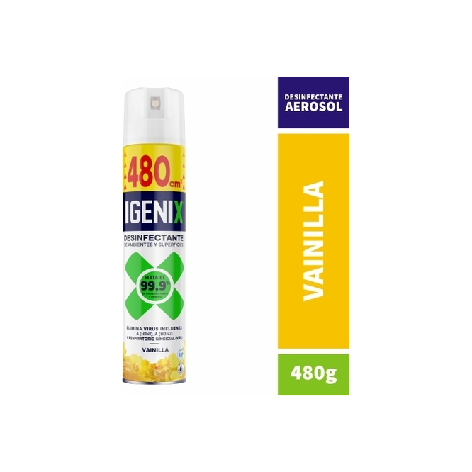 DESINF DE AMB AER IGENIX VI VAINIL 480ML