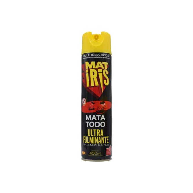 Insecticida mata todo ultra fulminante en aerosol Matiris 400 ml