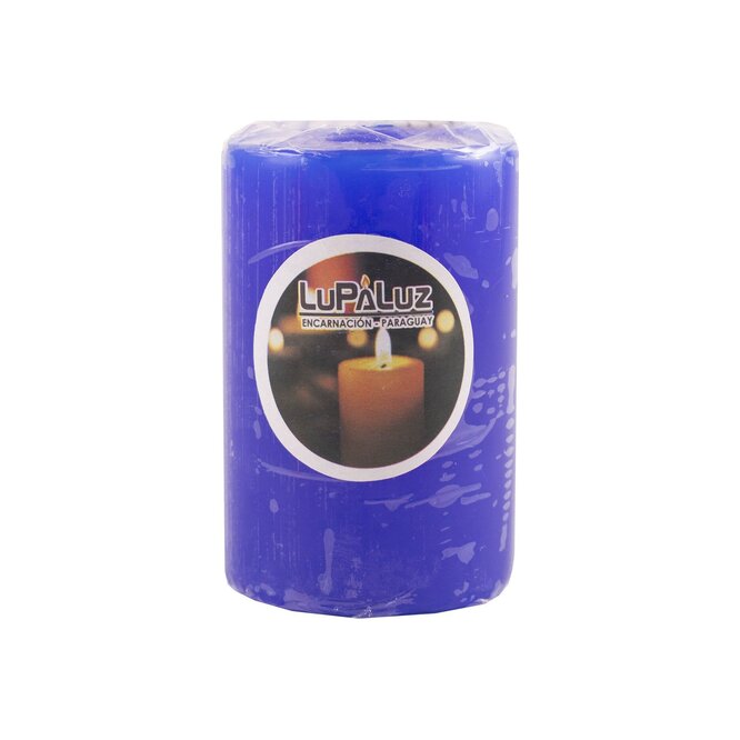 Vela religiosa azul 3 días Lupa luz 1 unidad