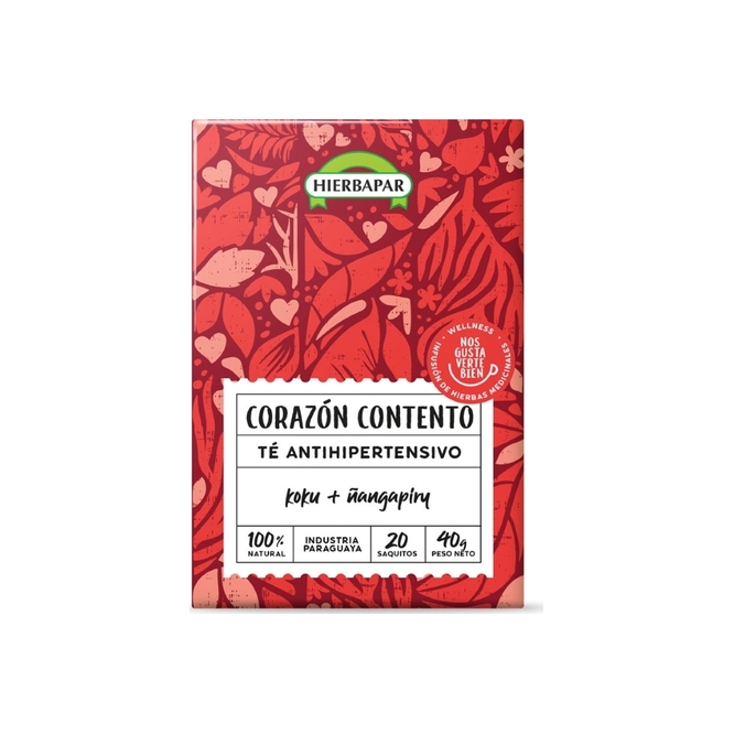 Té antihipertensivo Hierbapar 20 unidades