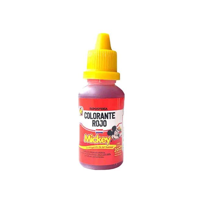 Colorante rojo Mickey 20 ml