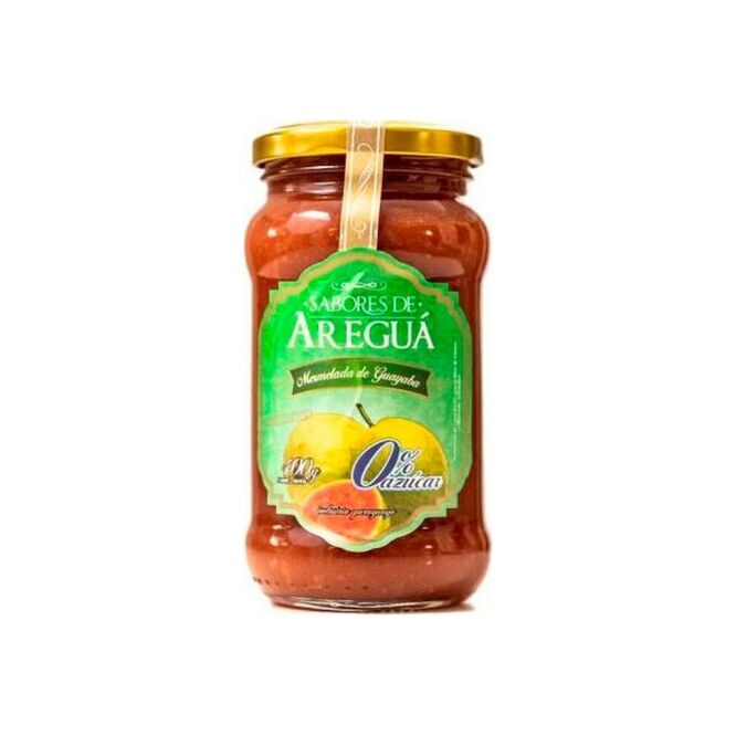 Mermelada de guayaba cero azúcar Areguá 400 gramos