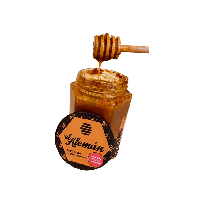 MIEL DE ABEJA PURA CJALEA REAL Y POLEN