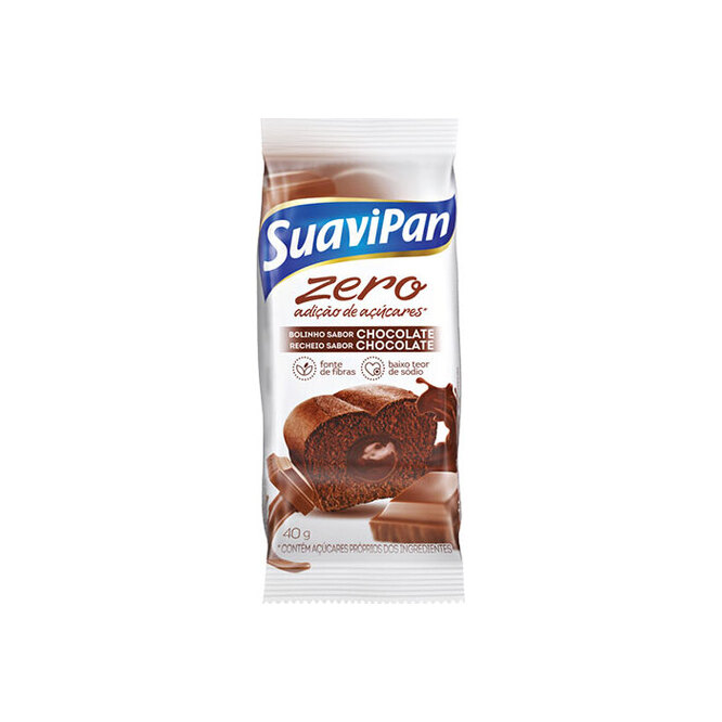 Budín Mini light sabor chocolate Suavipan