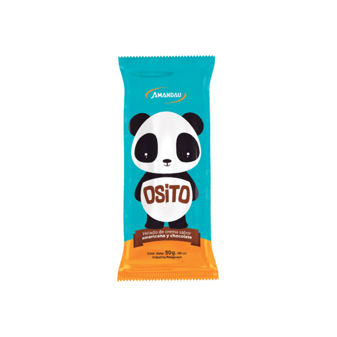 Helado palito osito Amandau 50 gramos