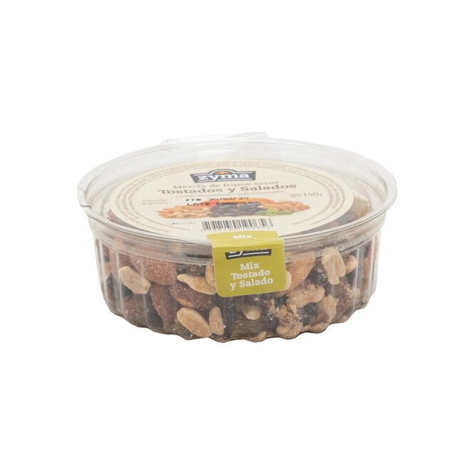 MIX FRUTOS SECOS TOST SALADOS 150GR ZYMA