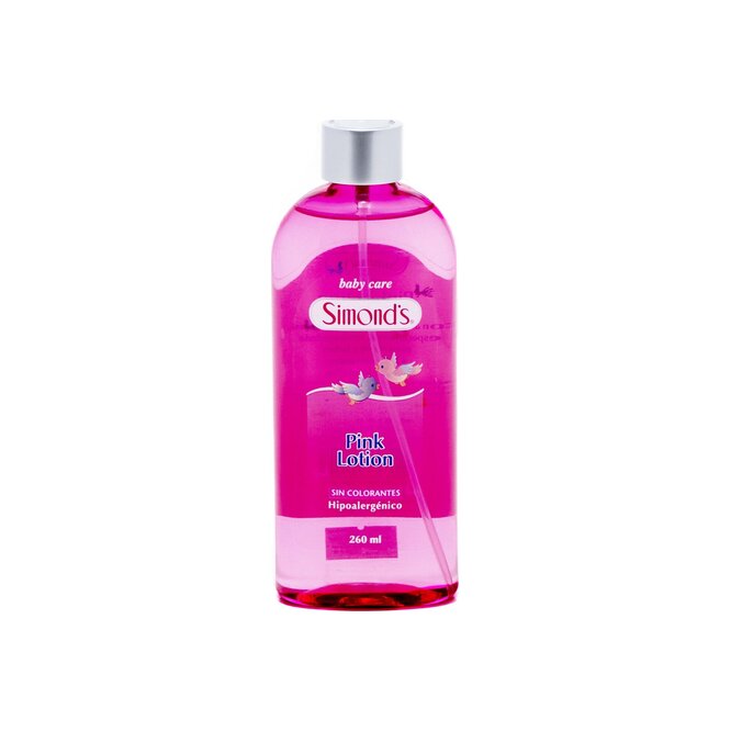 Colonia sin colorante hipoalergénico Pinck lotion Simonds 260 ml