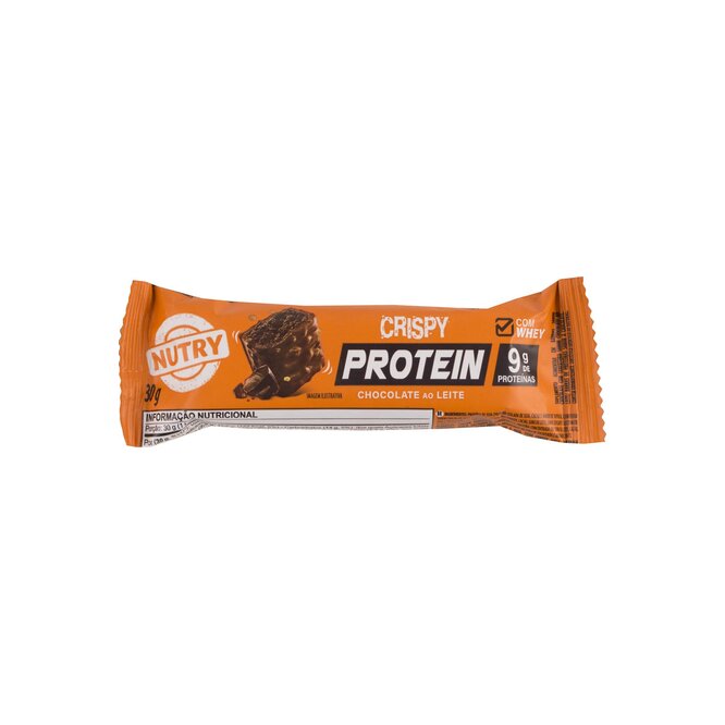 Barra de Proteína Crispy Chocolate Nutry 30 gramos