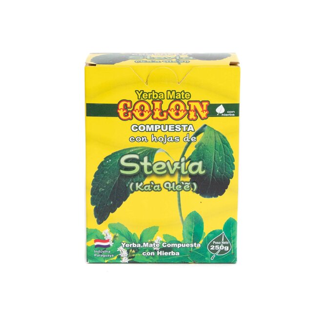 Yerba mate compuesta con stevia Colon 250 gramos