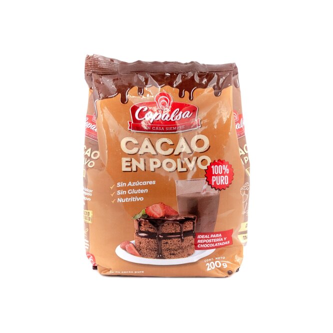 Cacao en Polvo en paquete Copalsa 200 gramos