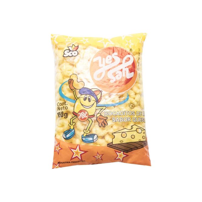 Snack de queso en paquete Yes Yes 150 Gramos