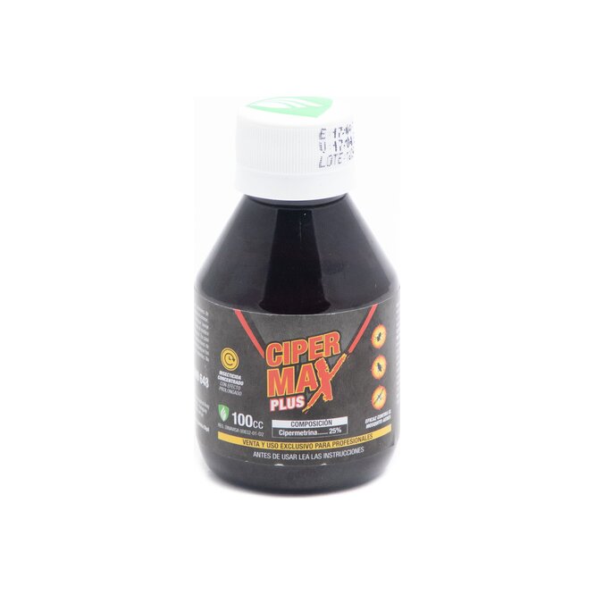 Insecticida para mosquitos con cipermetrina Cipermax Plus en frasco Agrofield 100 ml