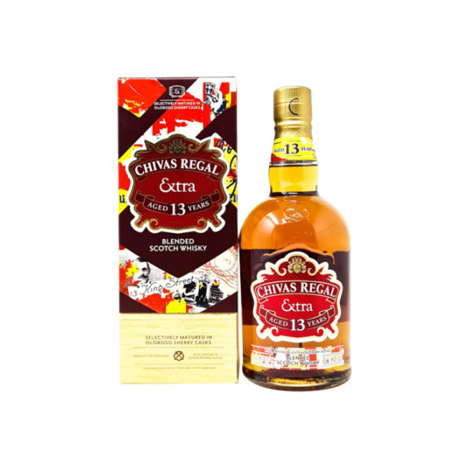Whisky extra de 13 años Chivas Regal 750 ml