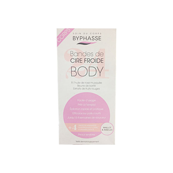 BANDAS DEPIL INGLE/AXILA PIEL SENSI BYPH