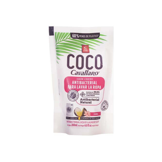 JABON LIQ CAVALLARO ANTI ROPA COCO 200ML