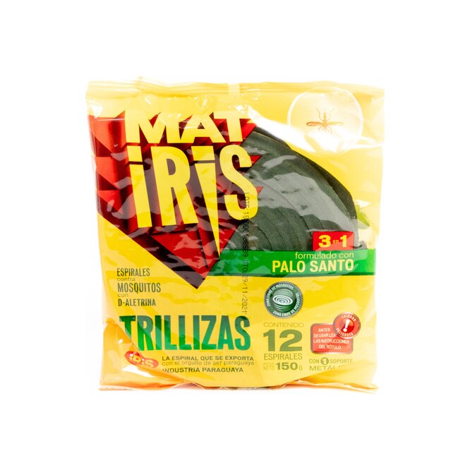 Espiral trillizas bolsa Matiris 12 unidades