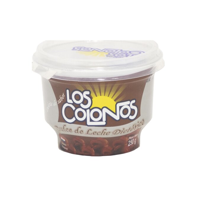 DULCE D/LECHE LOS COLONOS DIETETICO 250G