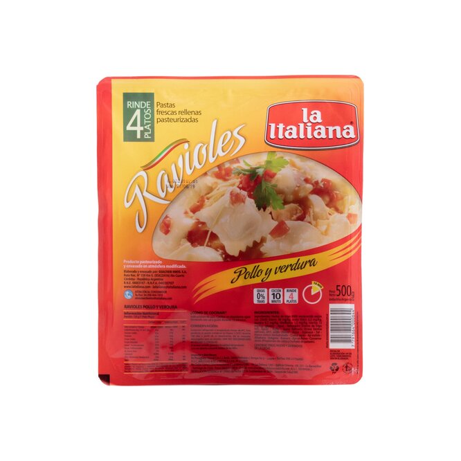 RAVIOLES LA ITALIANA BLI 500 G