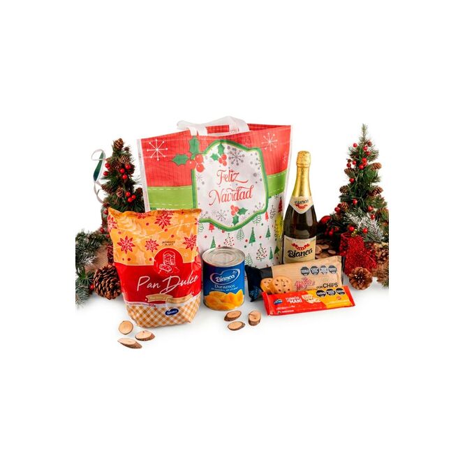 Canasta navideña Eco Navidad 1 unidad
