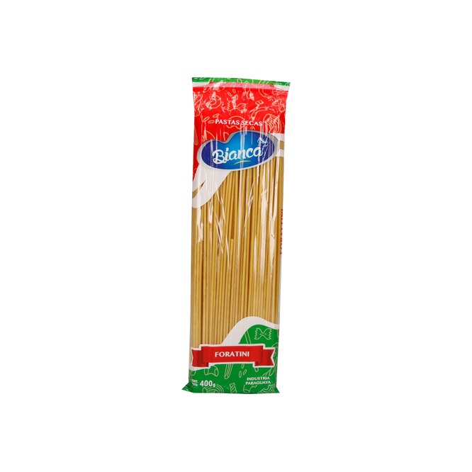 Fideo forattini paquete Bianca 400 gramos
