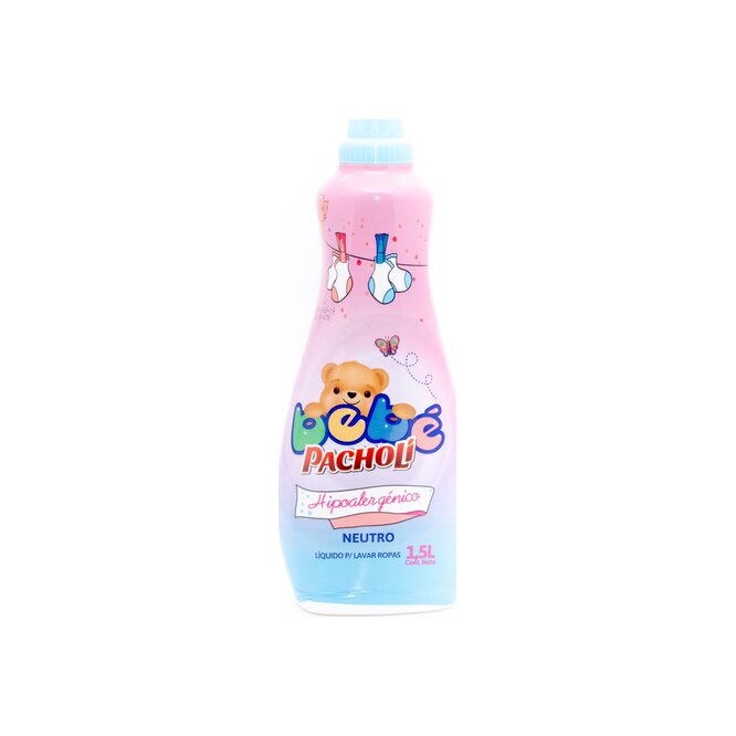 Jabón líquido neutro para bebé botella Pacholí 1,5 litros
