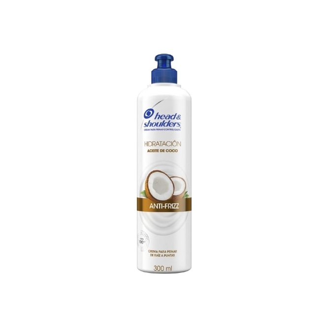 Crema de peinar hidratación con aceite de coco Head & Shoulders 300 ml