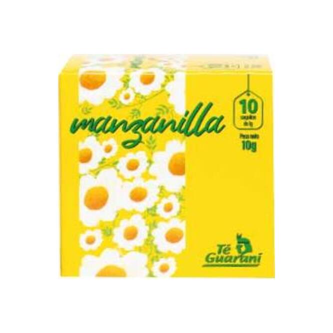 Té de manzanilla en saco Té Guaraní 10 unidades