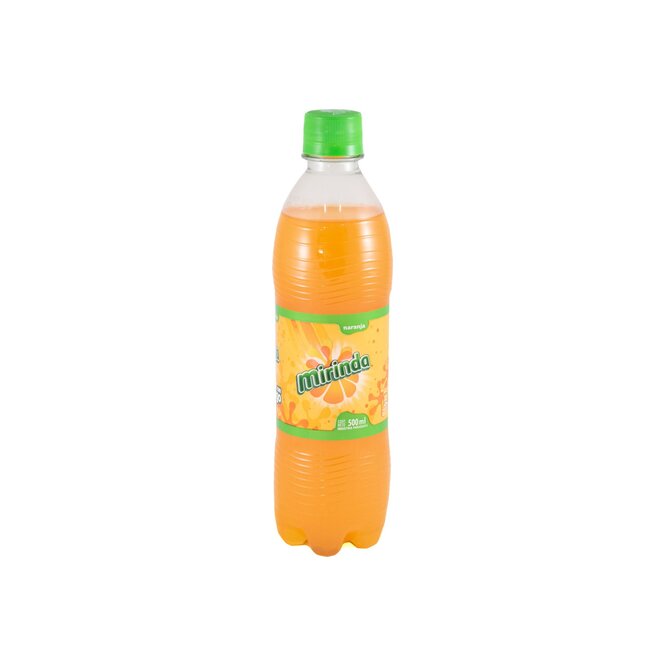 Gaseosa sabor guaraná botella descartable Mirinda 500 ml
