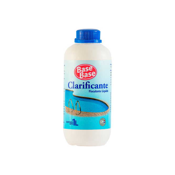 Clarificante líquido para piscina botella Base Base 1 litro