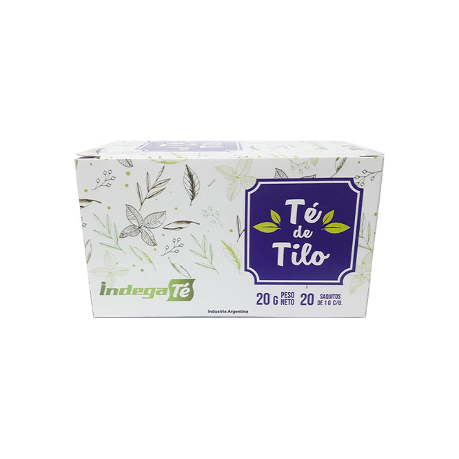 Té de Tilo 20 unidades en caja Indega 20 gramos
