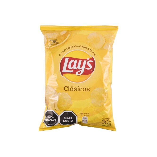 Papas fritas clásicas Lay´s 30 gramos