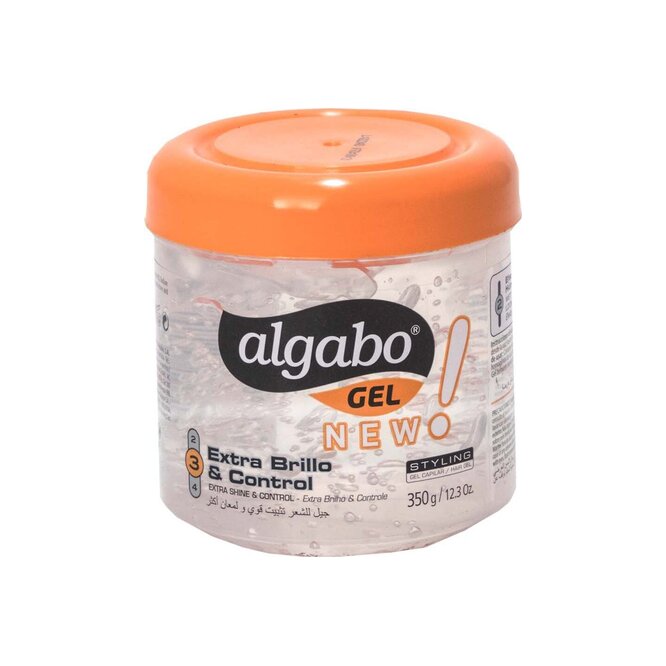 Gel capilar extra brillo Algabo 350 gramos
