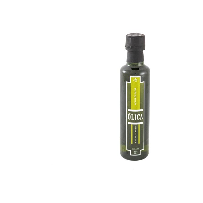 Aceite de oliva extra virgen en botella descartable Olica 250 ml
