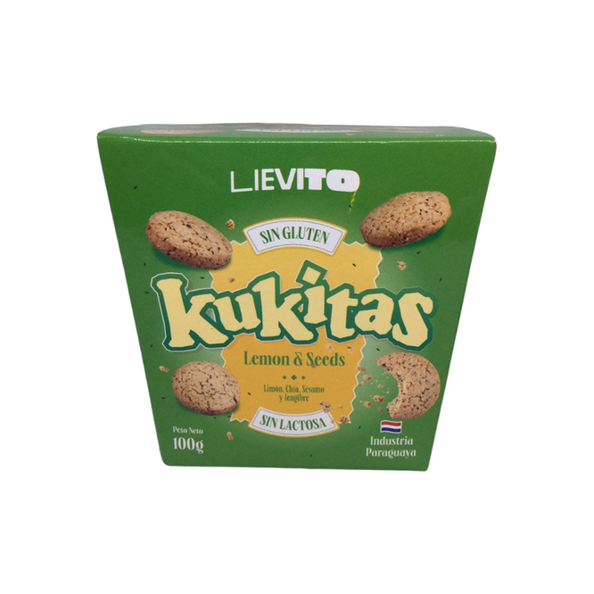 Galletas kukitas lemon seeds Lievito 100 gramos