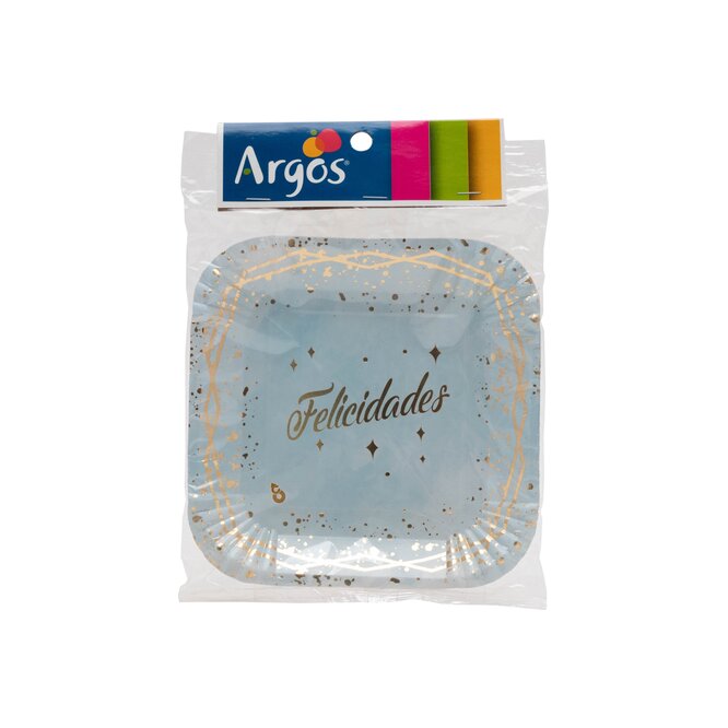 PLATOS DESECHAVARCOLDIS 8 UNID ARGOS