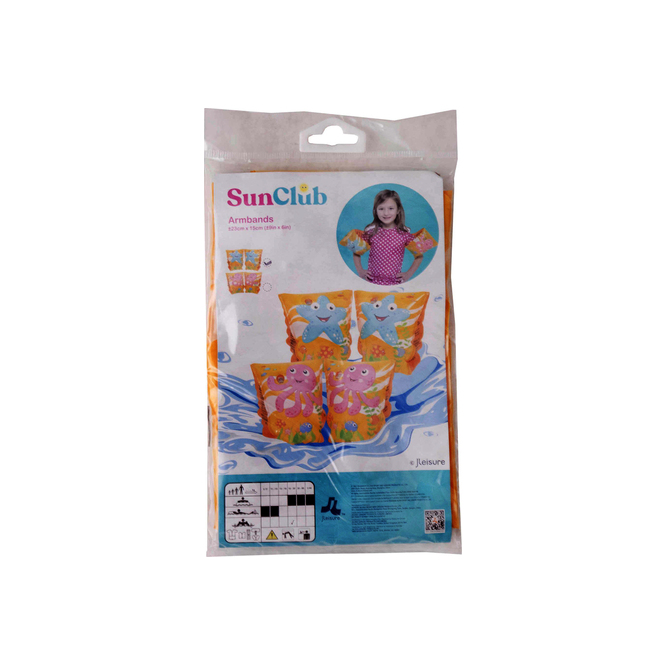 FLOTADOR ALITAS NIÑOS SUN CLUB 23X15CM