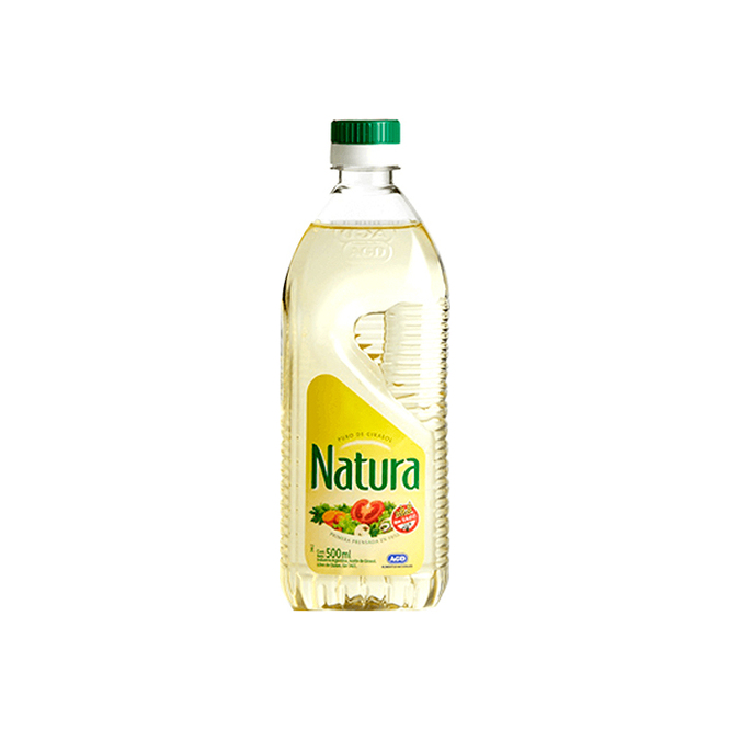 Aceite de girasol en botella Natura 500 ml