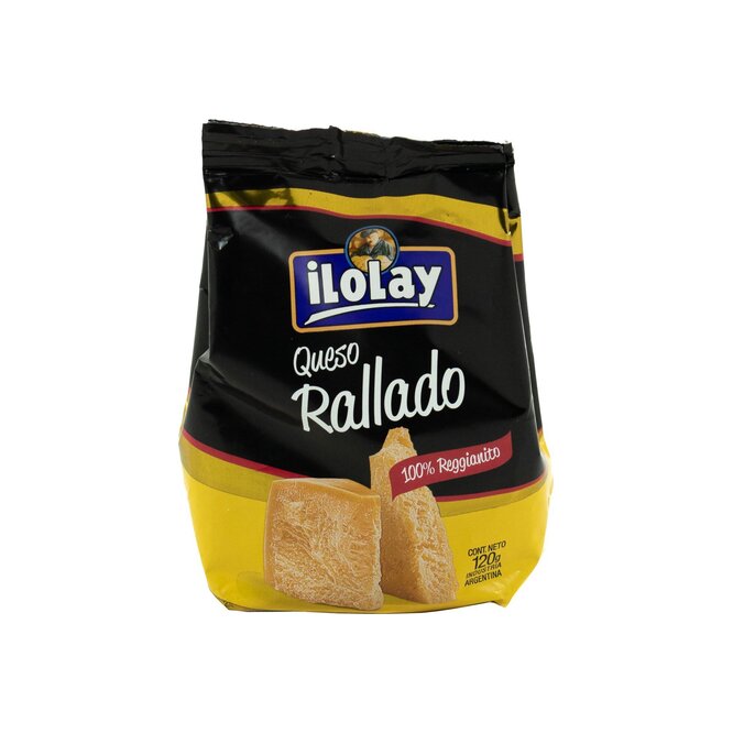 Queso rallado reggianito Ilolay 120 gramos