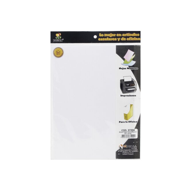 Papel autoadhesivo tamaño A4