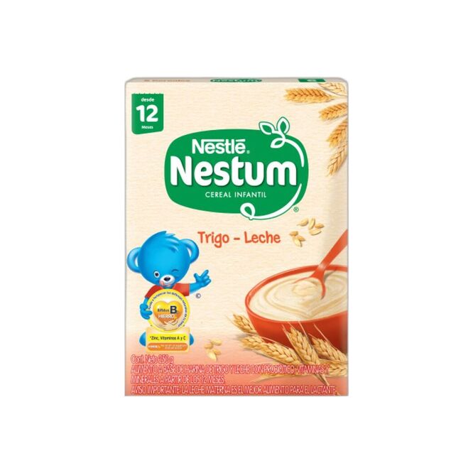Cereal de trigo con leche infantil Nestúm 250g