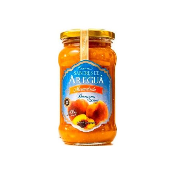 Mermelada de Durazno Light Sabores de Areguá 400 gramos
