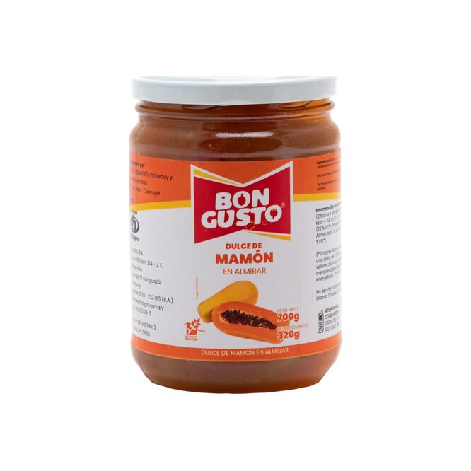 DULCE D/MAMON BON GUSTO E/ALMIBAR 700GR