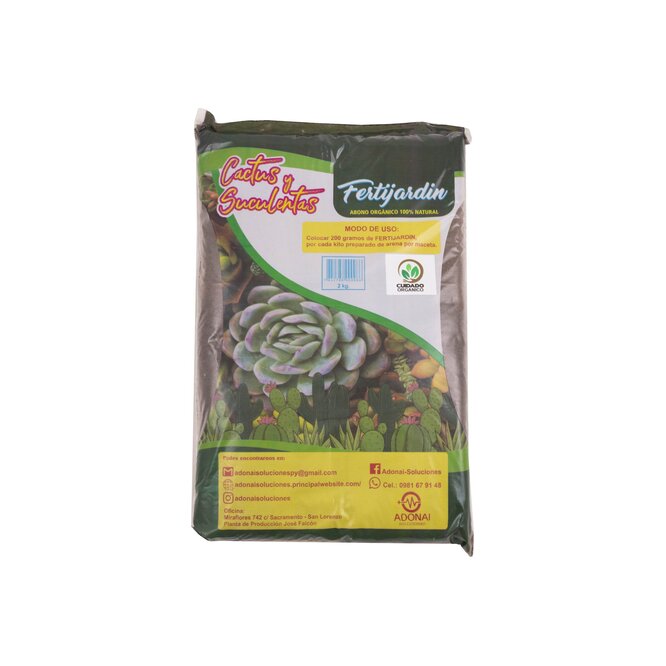 Abono orgánico para cactus Fertijardín 2 kilos